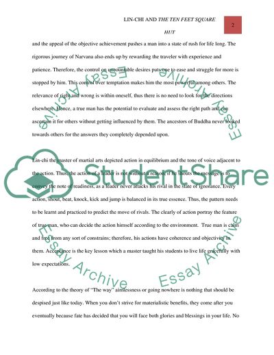 Lin-Chi and the Ten Feet Square Hut