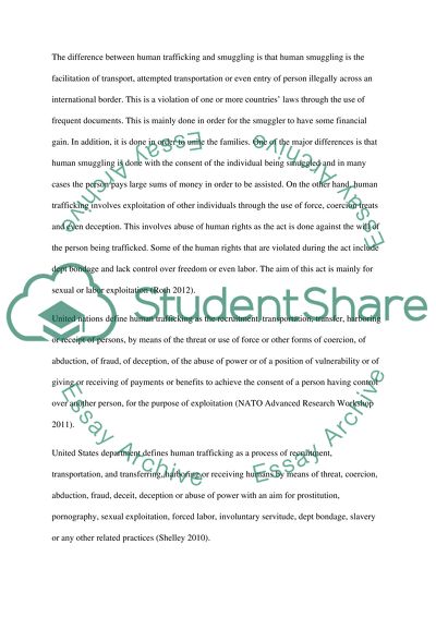 Human trafficking in Thailand