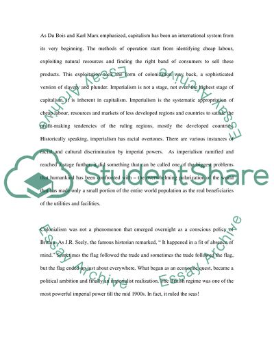 Imperialism essay