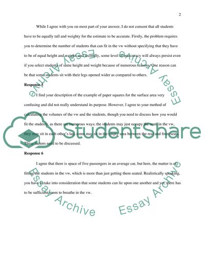 Week 7 discussion replies