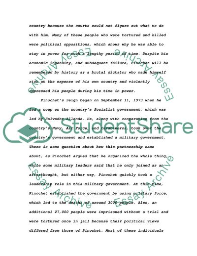 August Jose Ramon Pinochet Ugarte