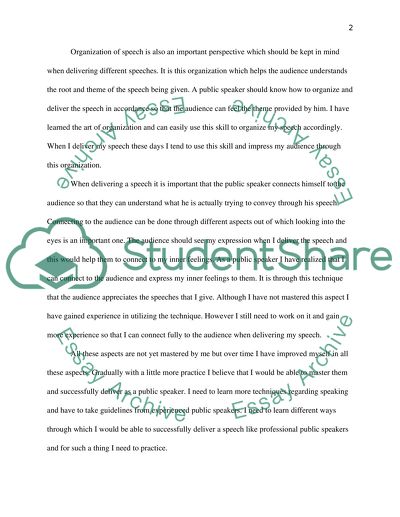 Self Assessment Analysis