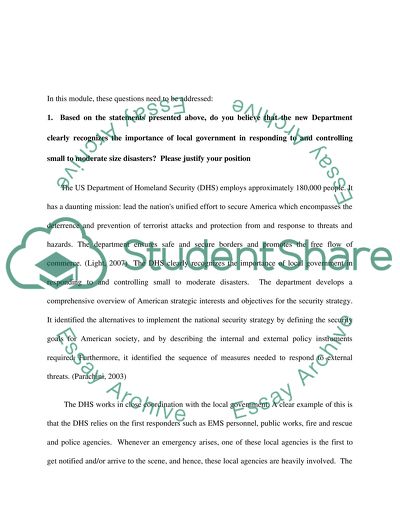 MHE509 Emergency Planning and Methodology Module 3 Case