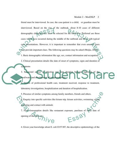 MPH 504 - Epidemiology (Module 2 - SLP)