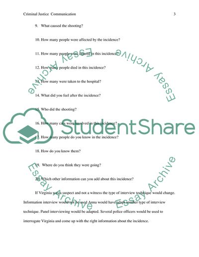 Criminal Justice Communication