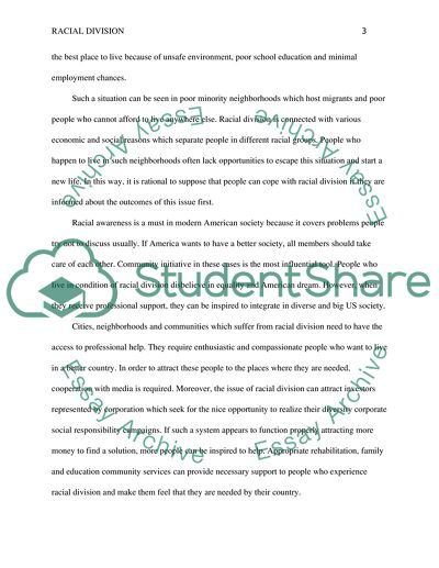 Racial Divison in the USA