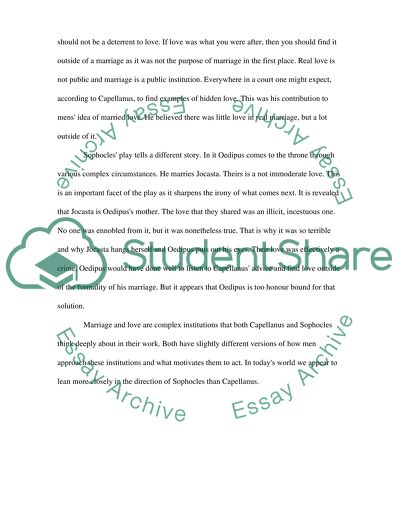 Compare two texts listed below