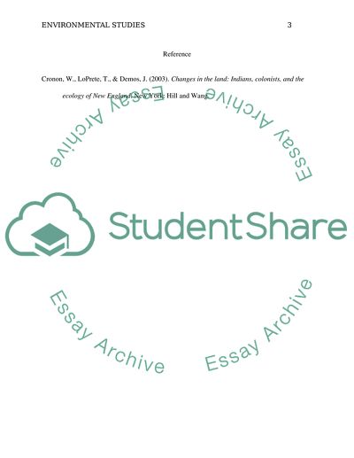 Contemporary American Conception of Wilderness