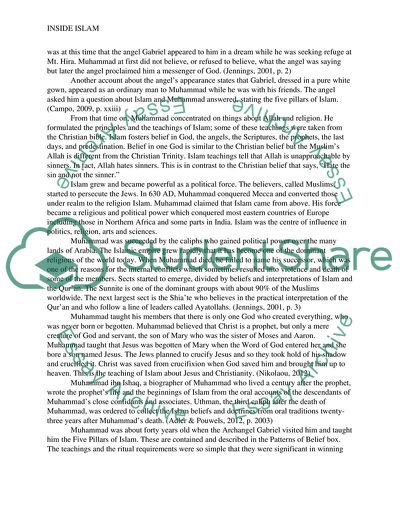 Inside Islam: Beliefs and Non-Beliefs