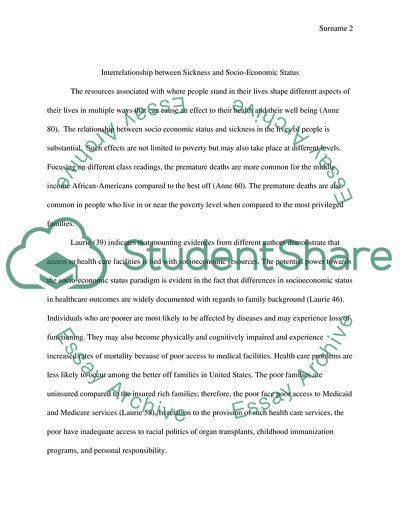 Not Only Do the Poor Get Sicker but the Sick Get Poorer