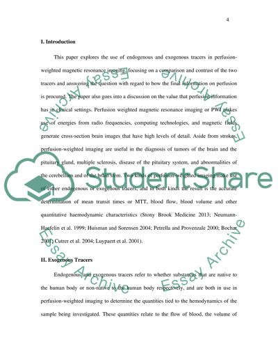 Perfusion Weighted Imaging in MRI