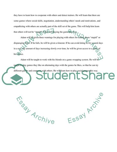 Social Story W3 - Autism
