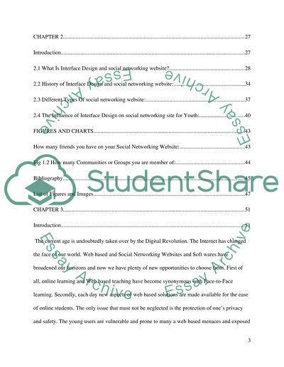 Interface Design on Social Networking Website