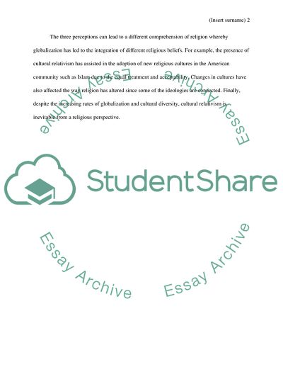 Anthropological Perspectives on Religion