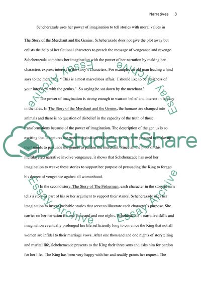 Narration and Imagination in Storytelling