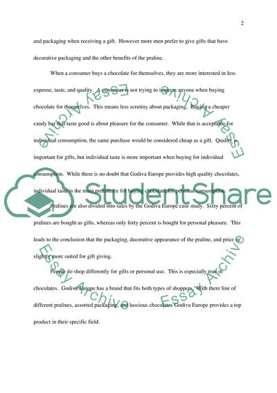 Godiva Europe as Part of Campbell Soup Company