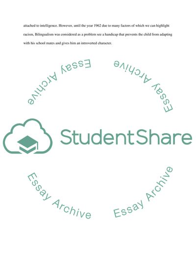 Key Issues in Bilingualism and Bilingual Education