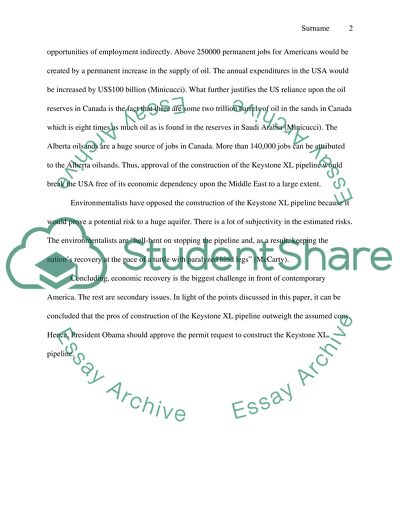 Keystone XL pipeline