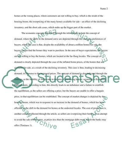 Illustration of the Microeconomics Concept