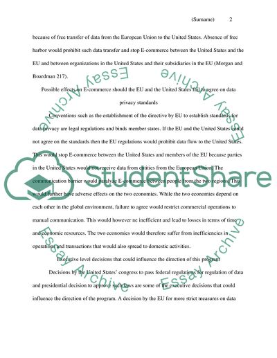 Maintaining the Flow of Global E-Commerce Data (Case 2)