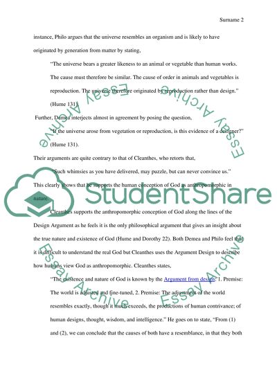 The Theory of Human Conception of God