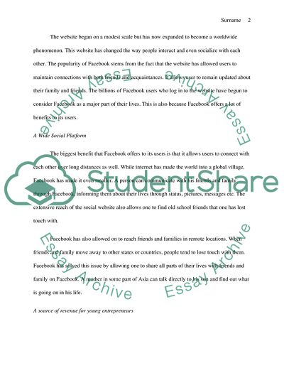 The Blue Page: Facebook