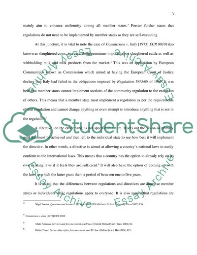 Rationale for Differences among the Effects Ascribed to Directions, Directives and Decisions