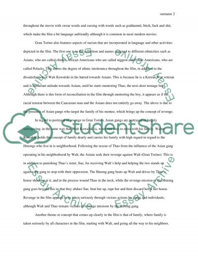 sterotyping in the movie gran torino essay Check this essay on gran torino, a movie directed by clint eastwood if you are looking for a critical essay sample, this one will certainly be useful. sterotyping in the movie gran torino essay Check this essay on gran torino, a movie directed by clint eastwood if you are looking for a critical essay sample, this one will certainly be useful.