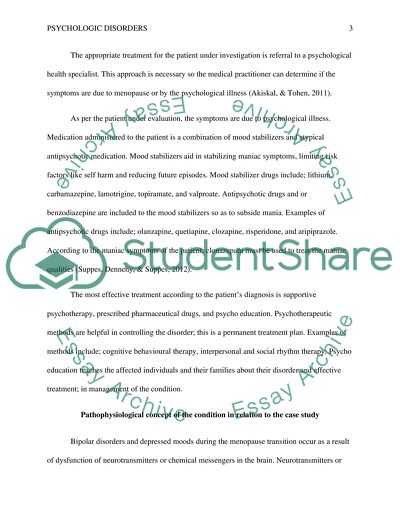 Psychologic Disorders