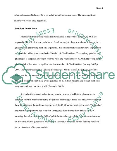 Prescrption with controlled medicine