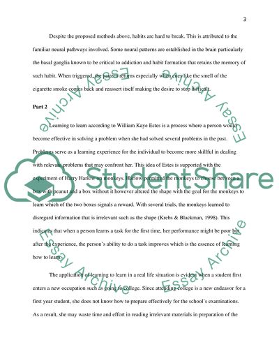 Habits Are an Essential Force in Ones Life