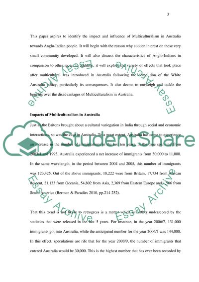 multiculturalism in australia essay