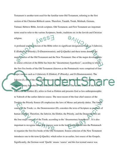 Introduction to Comparative Scripture