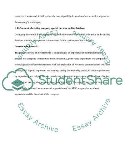 Duties and Responsibilities of Intern in the E-Commerce