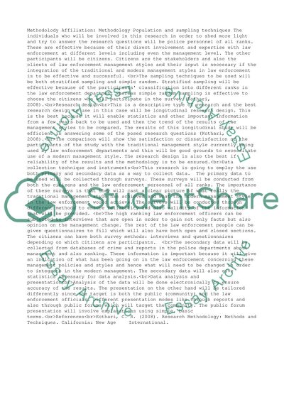Blending the Thin Blue Line: Dynamic and diverse methods of Law Enforcement management