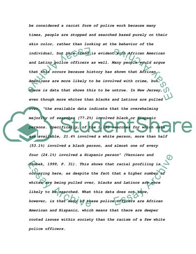 Racial Profiling in the USA