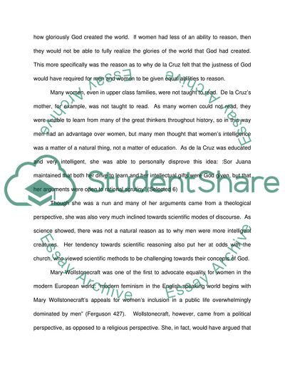 Feminism from Different Perspectives