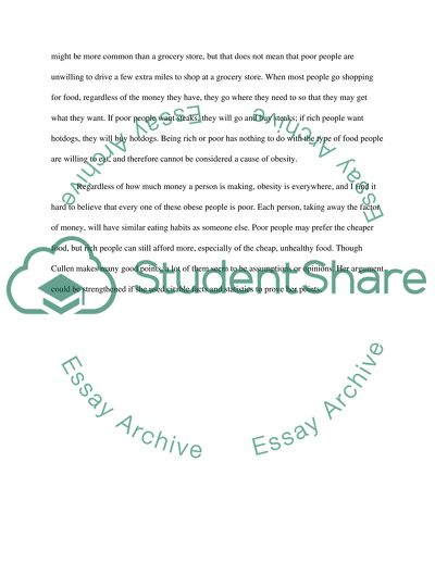 Americas Obesity Crisis