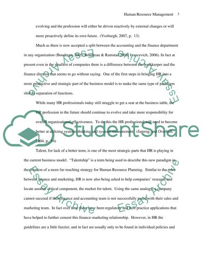 The Primary Function of Human Resource Management