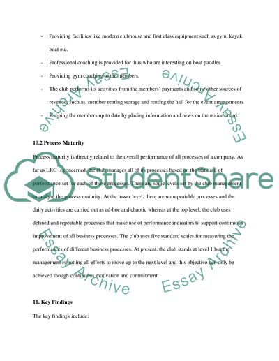 LRCs Website and Process Maturity