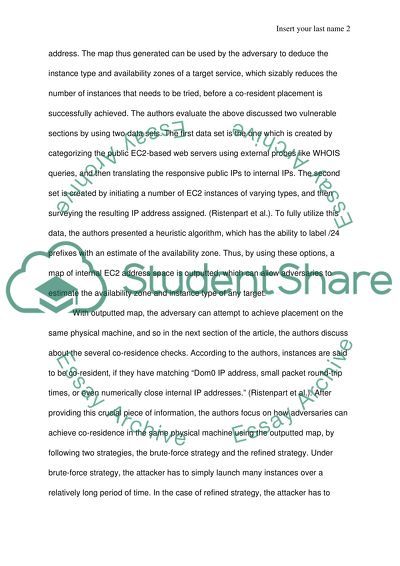 Exploring Information Leakage in Third-Party Compute Clouds