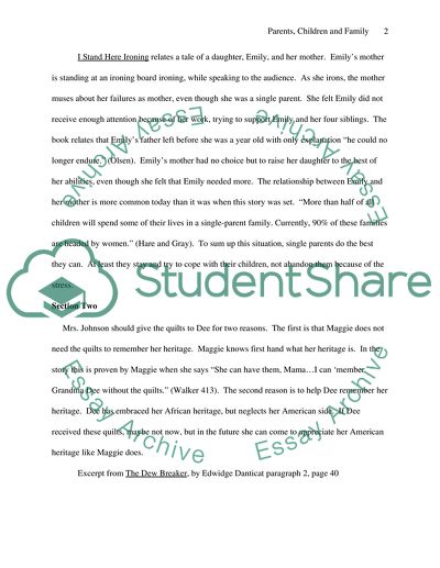 Parents, Children and Family