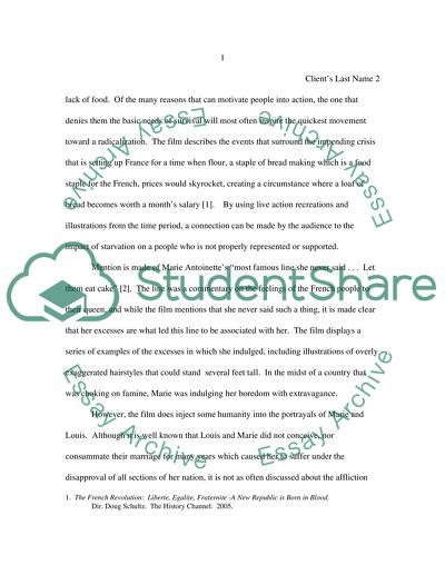 The Film French Revolution