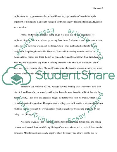 A literary criticism of the character tom sawyer