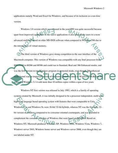 Earliest Microsoft Operating Systems