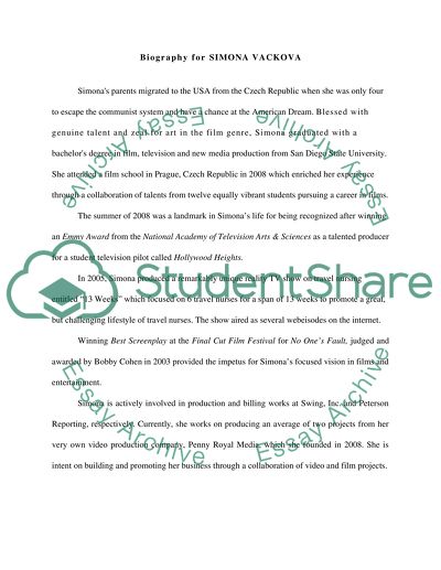 Life of Simona Vackova