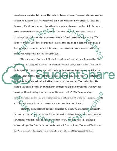 Jane Austen and the Assessment of Men