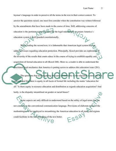 Shame of the Nation by Kozol