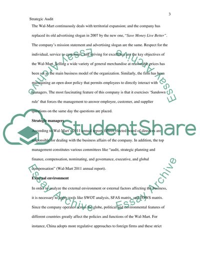 Business Policy and Strategy/ Project3