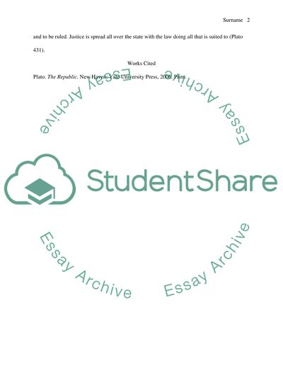 Important information on book IV of the Republic